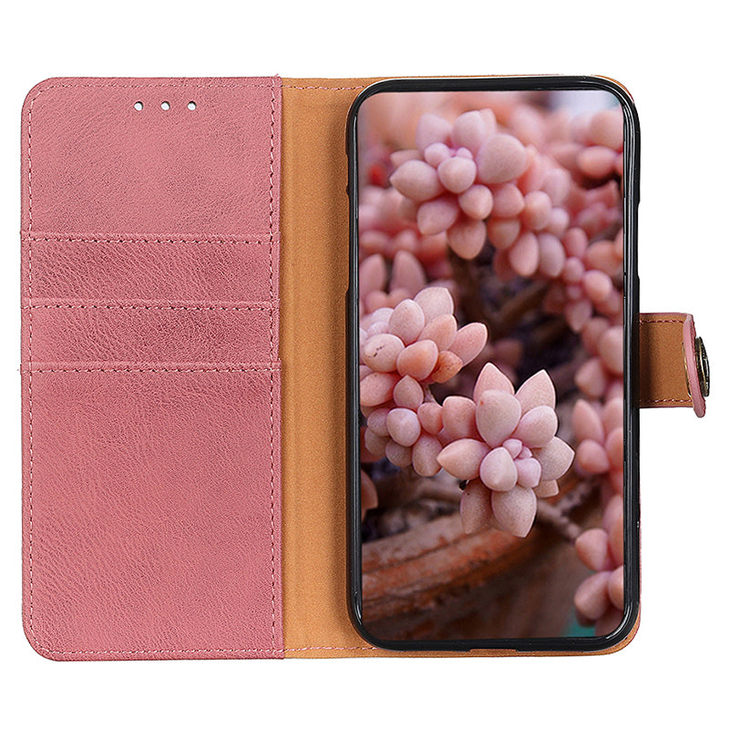 KHAZNEH PU Leather Case for Xiaomi 13 Ultra , Cowhide Texture Wallet Stand Phone Cover