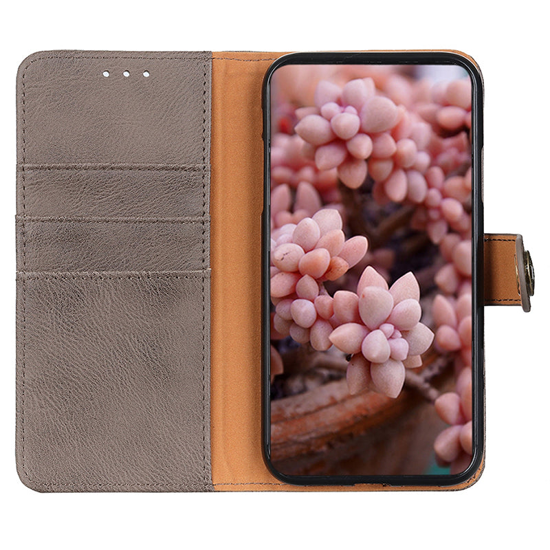 KHAZNEH PU Leather Case for Xiaomi 13 Ultra , Cowhide Texture Wallet Stand Phone Cover