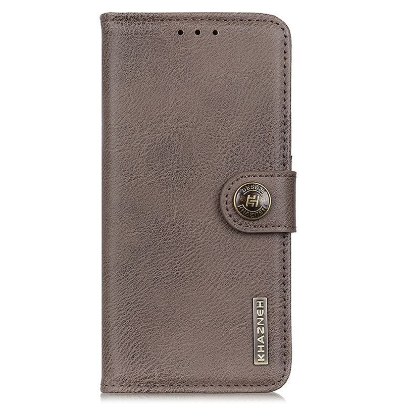 KHAZNEH PU Leather Case for Xiaomi 13 Ultra , Cowhide Texture Wallet Stand Phone Cover