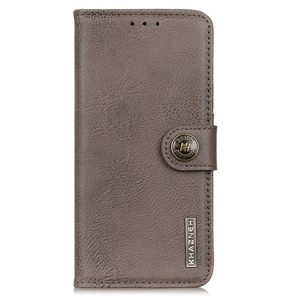 KHAZNEH PU Leather Case for Xiaomi 13 Ultra , Cowhide Texture Wallet Stand Phone Cover
