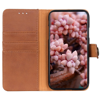 KHAZNEH PU Leather Case for Xiaomi 13 Ultra , Cowhide Texture Wallet Stand Phone Cover