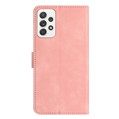 Leather Cover for Samsung Galaxy A32 4G (EU Version) Foldable Stand Butterfly Imprinted Wallet Case
