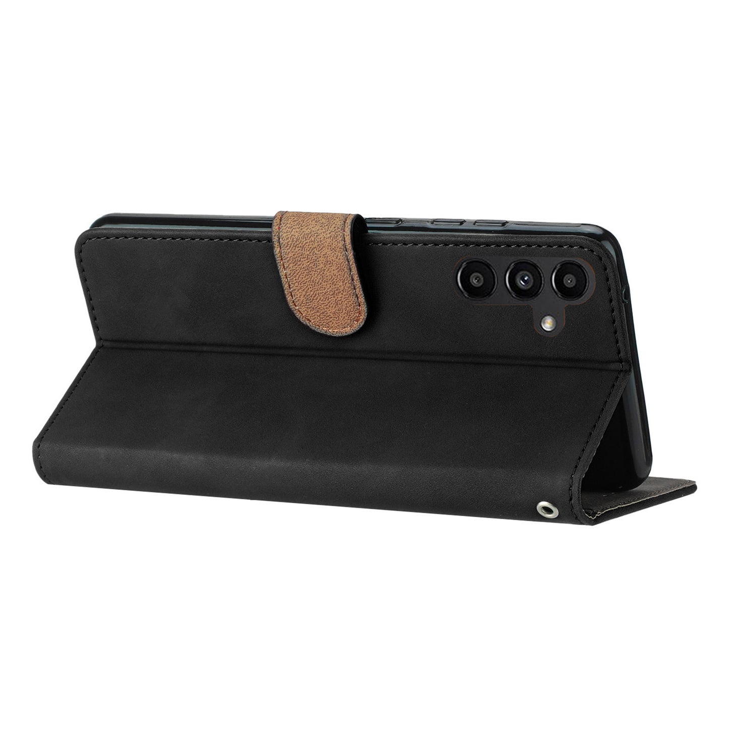 Leather Cover for Samsung Galaxy A14 4G / 5G Stand Phone Shell Butterfly Imprinted Wallet Case