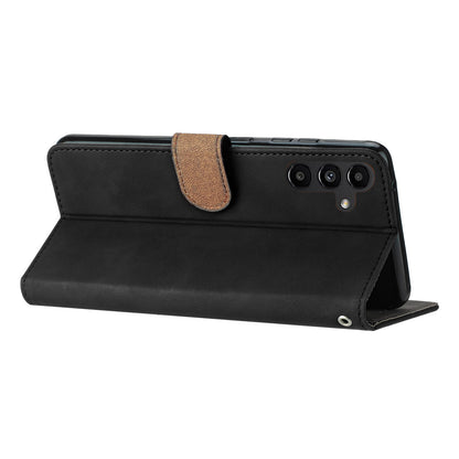 Leather Cover for Samsung Galaxy A14 4G / 5G Stand Phone Shell Butterfly Imprinted Wallet Case