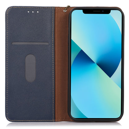 KHAZNEH For Xiaomi 13 Ultra Mobile Phone Cover RFID Blocking Genuine Cowhide Leather Stand Wallet Case