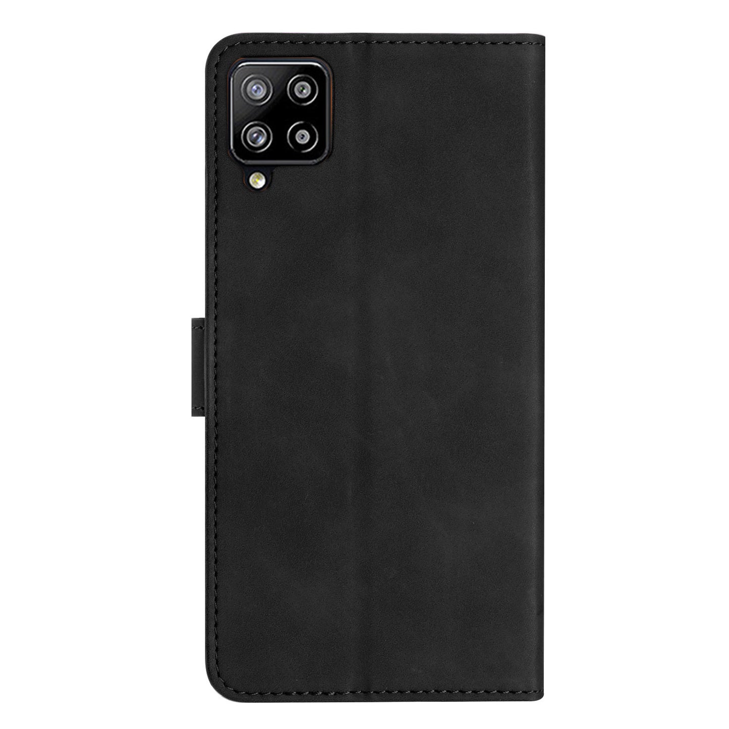 For Samsung Galaxy M32 (Global Version) 4G Butterfly Imprinted Phone Case Leather Wallet Flip Stand Cover