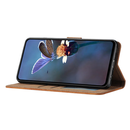 For Samsung Galaxy M32 (Global Version) 4G Butterfly Imprinted Phone Case Leather Wallet Flip Stand Cover