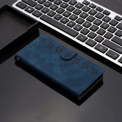 Stand Case for Samsung Galaxy M23 5G / F23 5G Butterfly Imprinted Anti-fingerprint Wallet Leather Cover