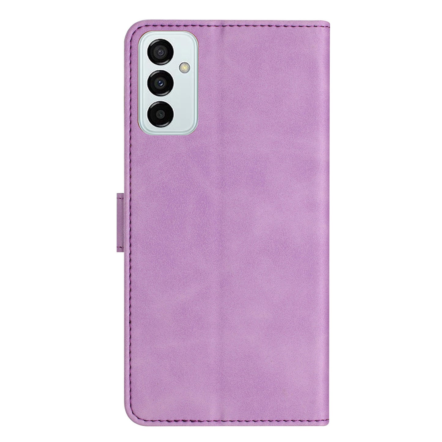 Protective Cover for Samsung Galaxy M52 5G Stand Phone Shell Butterfly Imprinted Wallet Leather Case