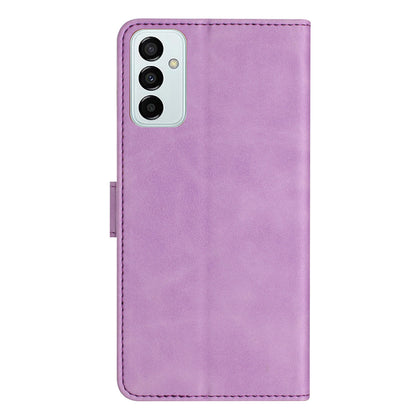 Protective Cover for Samsung Galaxy M52 5G Stand Phone Shell Butterfly Imprinted Wallet Leather Case