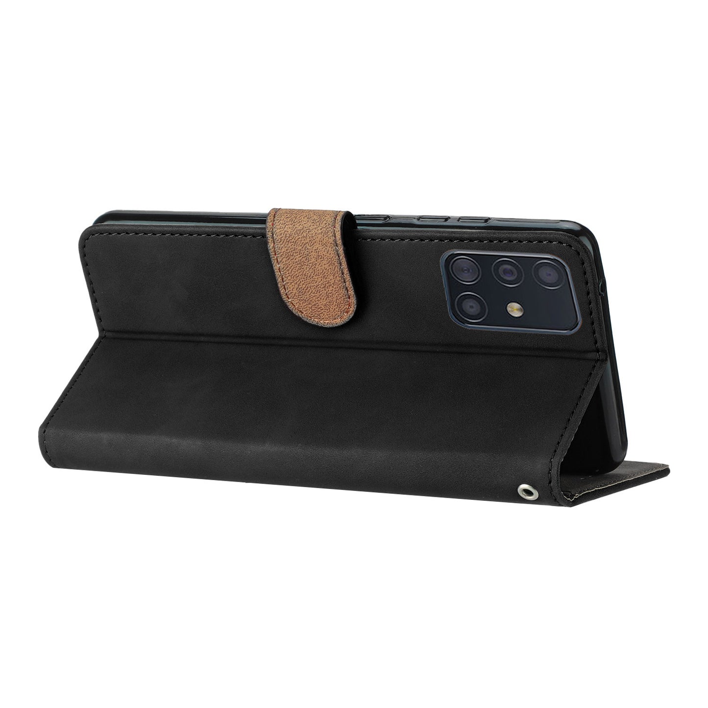 For Samsung Galaxy A51 4G SM-A515 PU Leather Wallet Case Butterfly Imprinted Phone Stand Cover