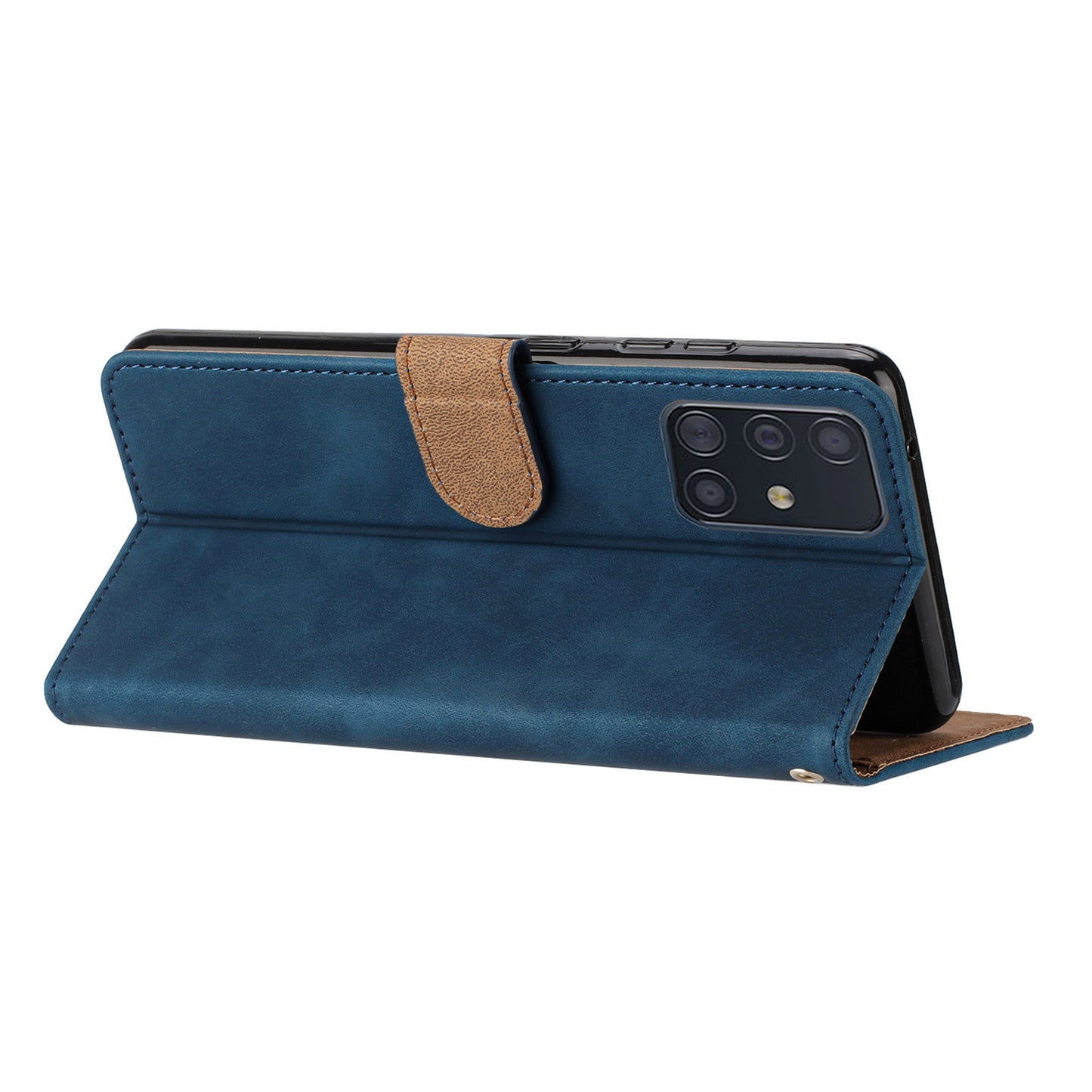 For Samsung Galaxy A51 4G SM-A515 PU Leather Wallet Case Butterfly Imprinted Phone Stand Cover