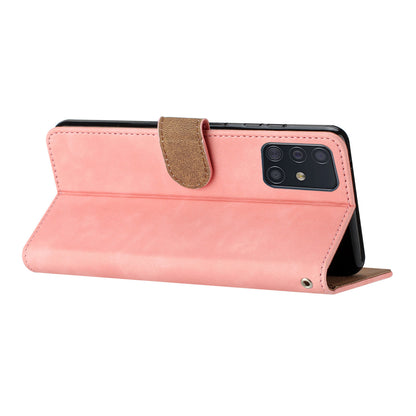 For Samsung Galaxy A51 4G SM-A515 PU Leather Wallet Case Butterfly Imprinted Phone Stand Cover