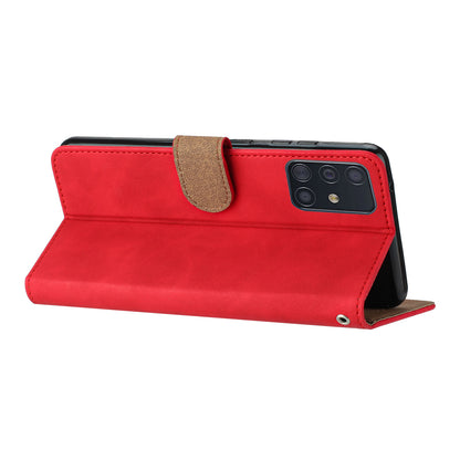 For Samsung Galaxy A51 4G SM-A515 PU Leather Wallet Case Butterfly Imprinted Phone Stand Cover