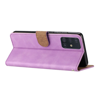 For Samsung Galaxy A51 4G SM-A515 PU Leather Wallet Case Butterfly Imprinted Phone Stand Cover