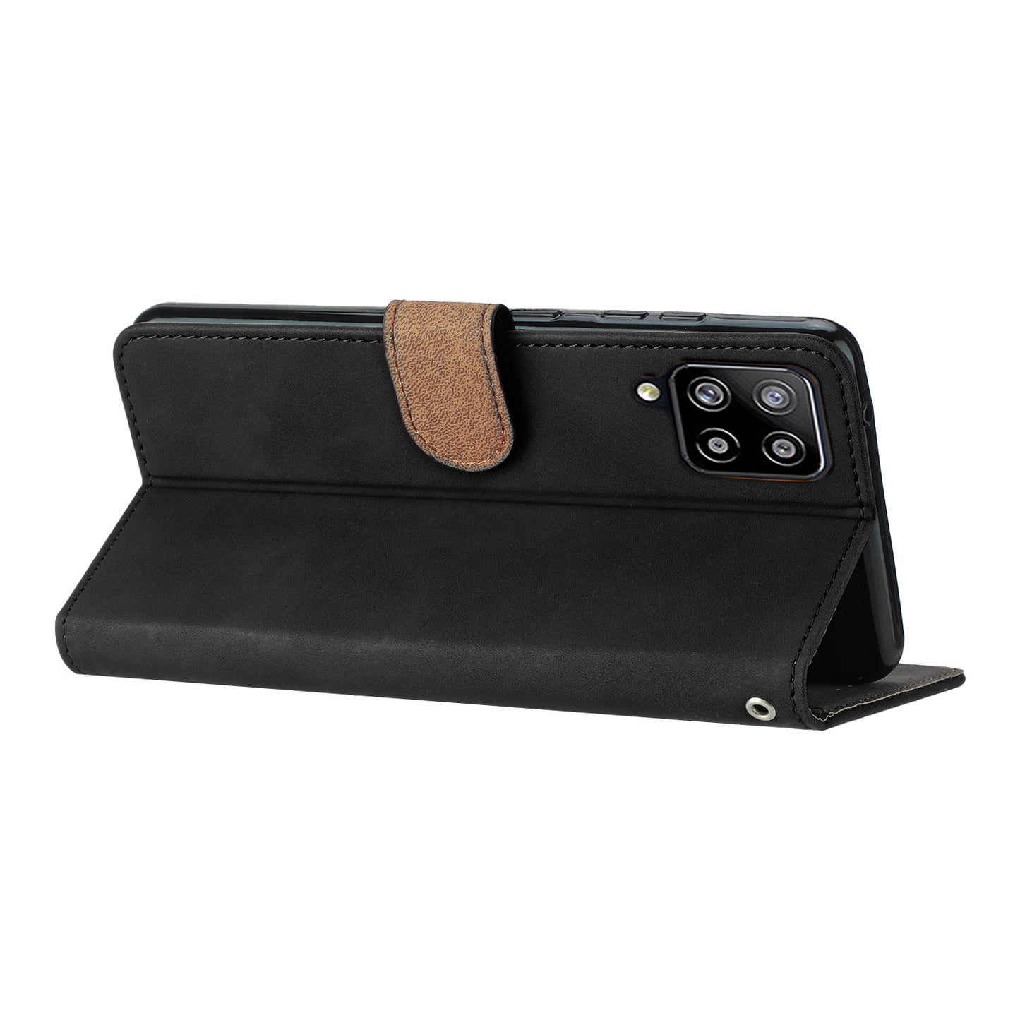 Butterfly Imprinted Phone Case for Samsung Galaxy M53 5G PU Leather Cover with Stand Wallet