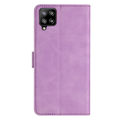 Butterfly Imprinted Phone Case for Samsung Galaxy M53 5G PU Leather Cover with Stand Wallet