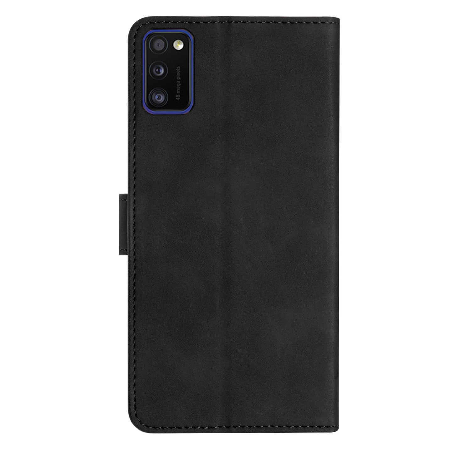 Leather Case for Samsung Galaxy A41 (Global Version) Butterfly Imprinted Phone Cover with Stand Wallet