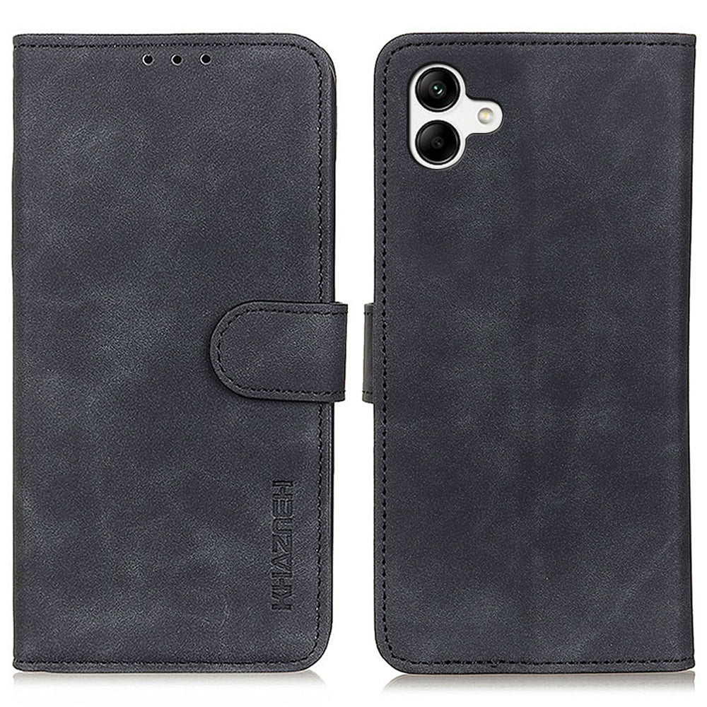 KHAZNEH For Samsung Galaxy F14 5G PU Leather Phone Stand Case Wallet Retro Smartphone Cover
