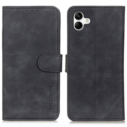 KHAZNEH For Samsung Galaxy F14 5G PU Leather Phone Stand Case Wallet Retro Smartphone Cover