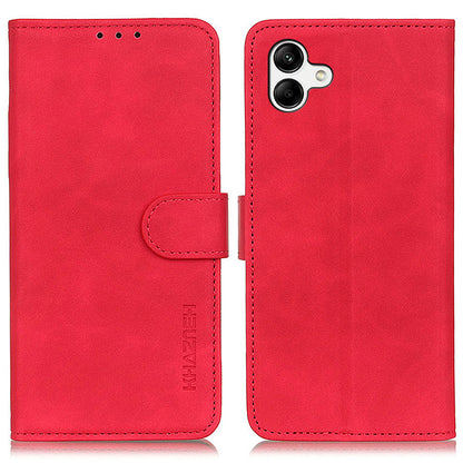 KHAZNEH For Samsung Galaxy F14 5G PU Leather Phone Stand Case Wallet Retro Smartphone Cover