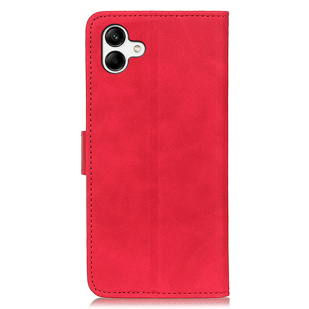 KHAZNEH For Samsung Galaxy F14 5G PU Leather Phone Stand Case Wallet Retro Smartphone Cover