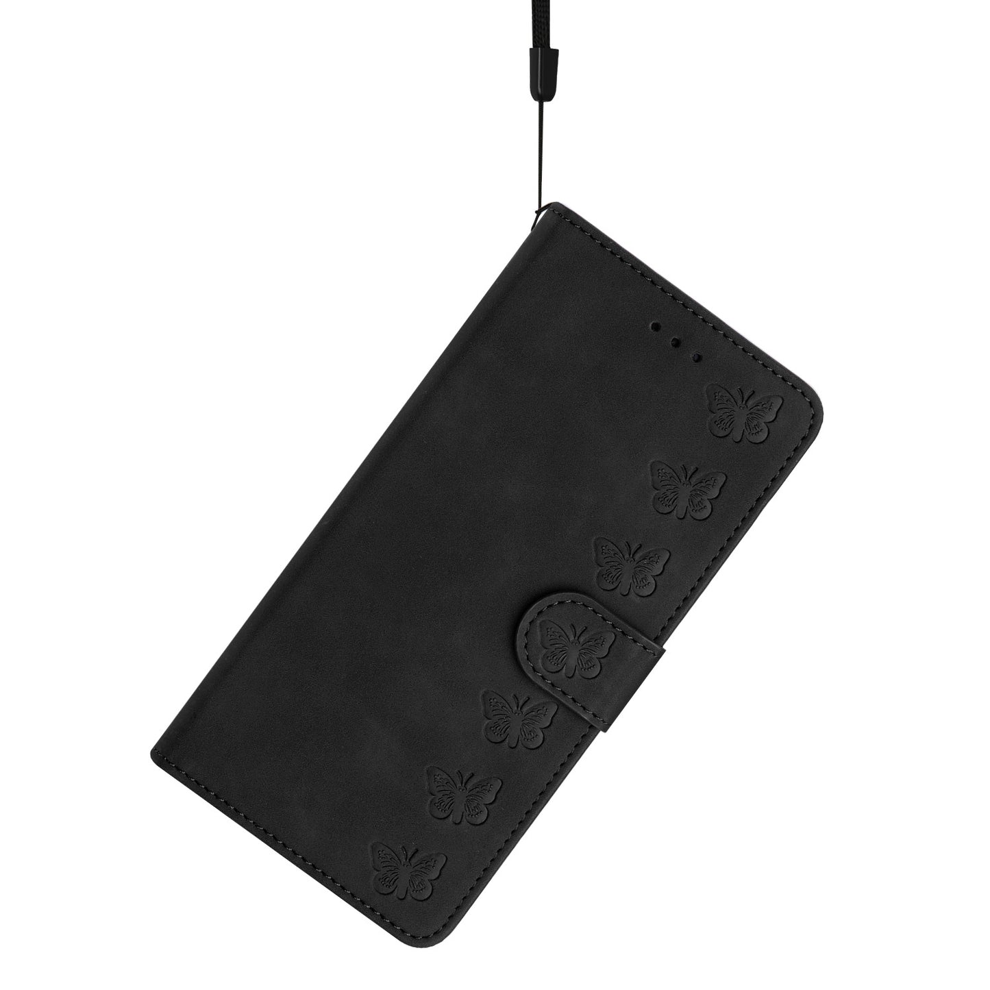 For Xiaomi Redmi 10A Imprinted Butterfly Phone Case Leather Wallet Flip Stand Phone Cover