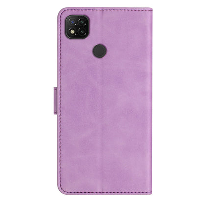 For Xiaomi Redmi 10A Imprinted Butterfly Phone Case Leather Wallet Flip Stand Phone Cover