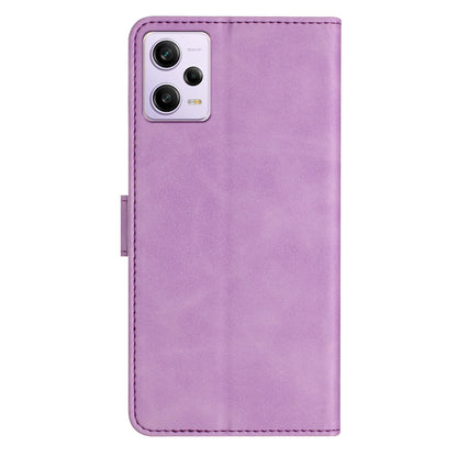 For Xiaomi Redmi Note 12 Pro 5G / Redmi Note 12 Pro Speed 5G / Poco X5 Pro 5G Phone Case Leather Wallet Stand Cover with Imprinted Butterfly Pattern