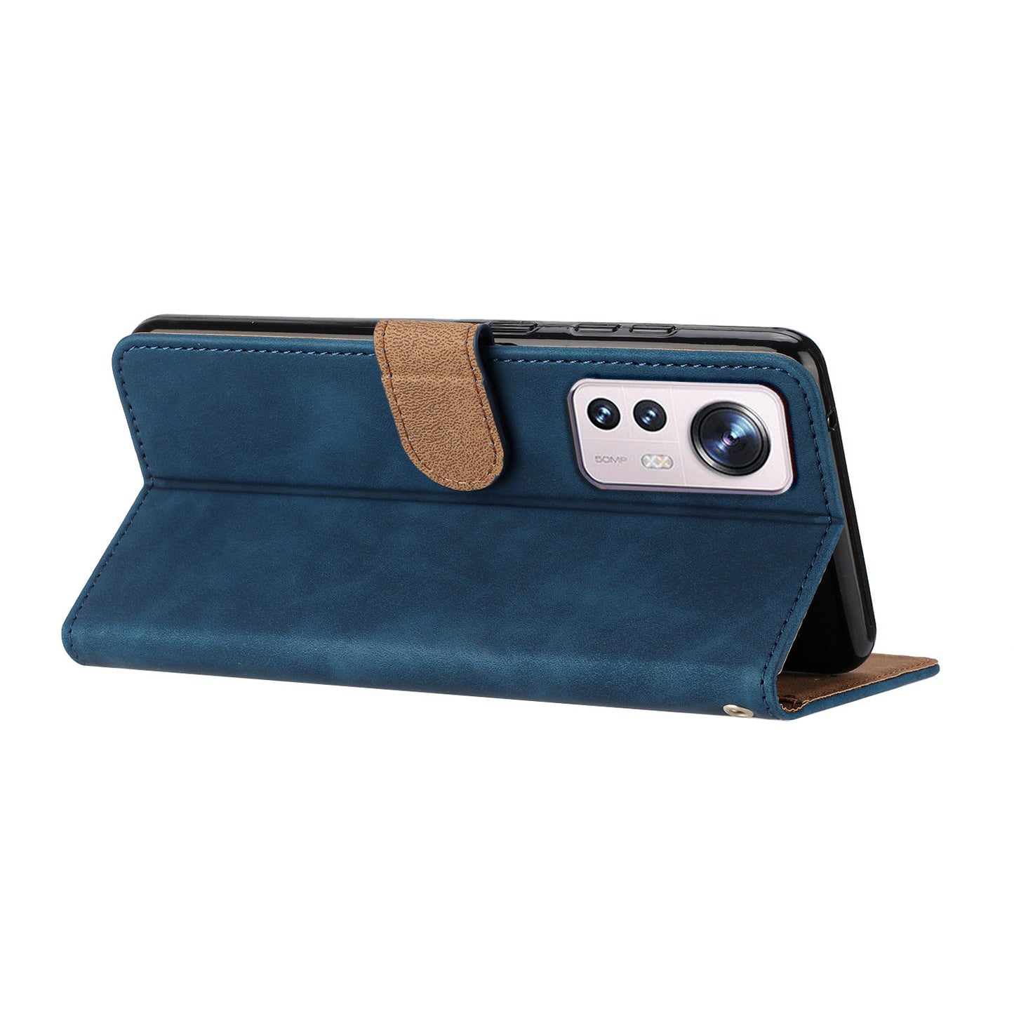 Phone Cover for Xiaomi 12 Lite 5G Imprinted Butterfly Phone Case Leather Wallet Flip Stand Phone Shell