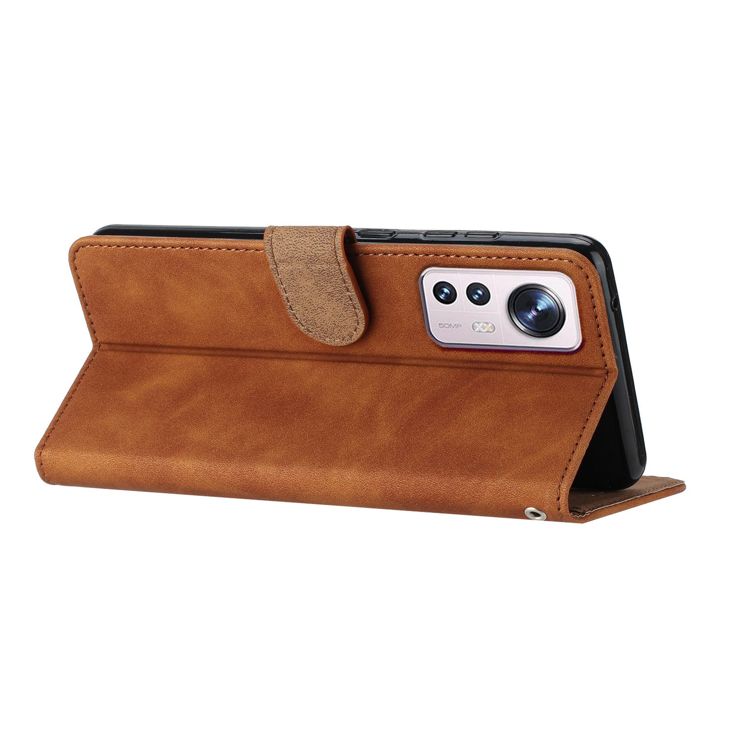 Phone Cover for Xiaomi 12 Lite 5G Imprinted Butterfly Phone Case Leather Wallet Flip Stand Phone Shell