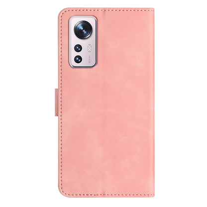 Phone Cover for Xiaomi 12 Lite 5G Imprinted Butterfly Phone Case Leather Wallet Flip Stand Phone Shell
