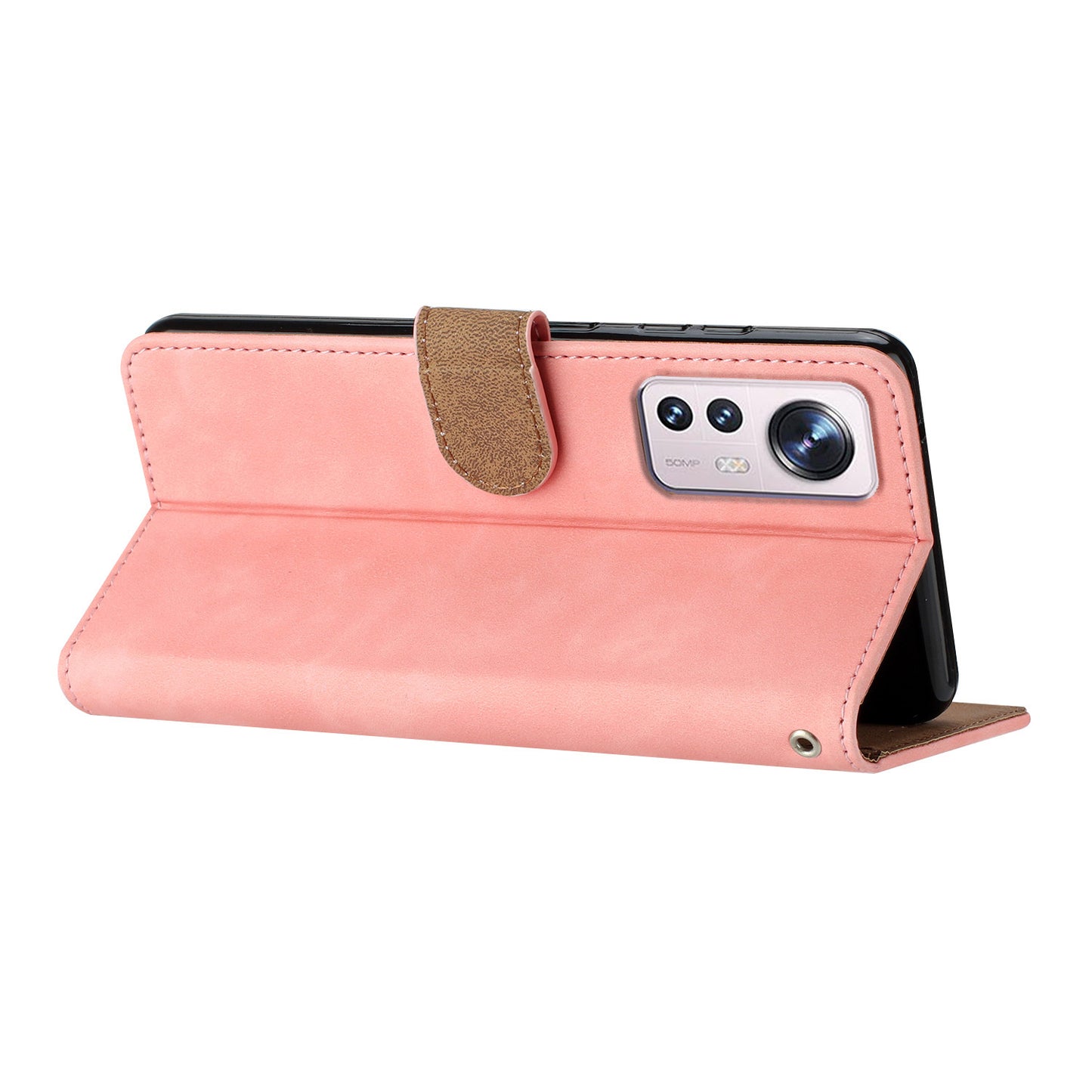 Phone Cover for Xiaomi 12 Lite 5G Imprinted Butterfly Phone Case Leather Wallet Flip Stand Phone Shell