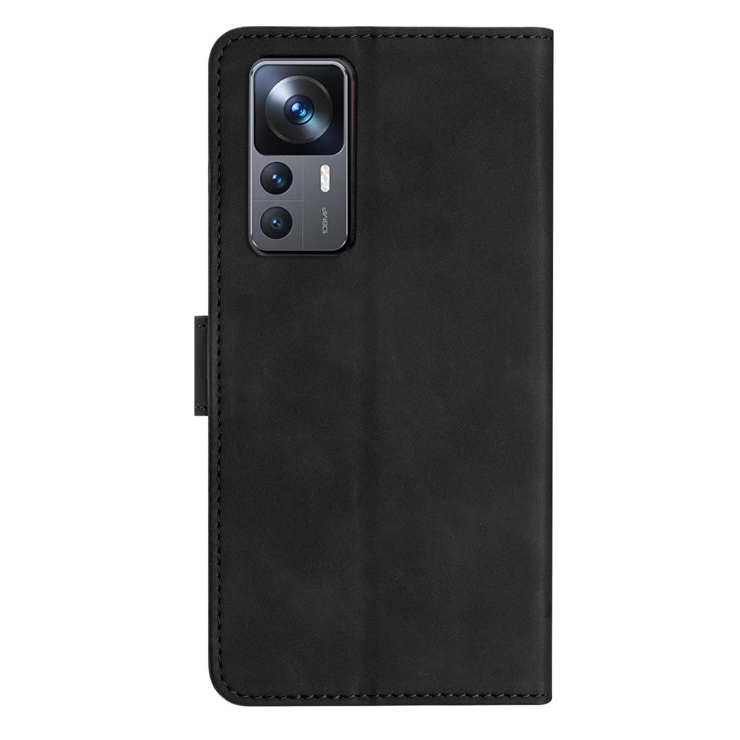 For Xiaomi 12T Pro 5G / 12T 5G / Redmi K50 Ultra Phone Cover PU Leather Imprinted Butterfly Wallet Stand Phone Case