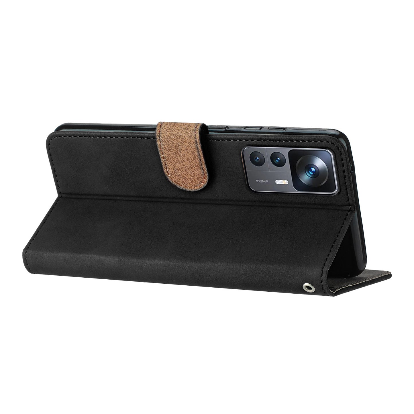 For Xiaomi 12T Pro 5G / 12T 5G / Redmi K50 Ultra Phone Cover PU Leather Imprinted Butterfly Wallet Stand Phone Case