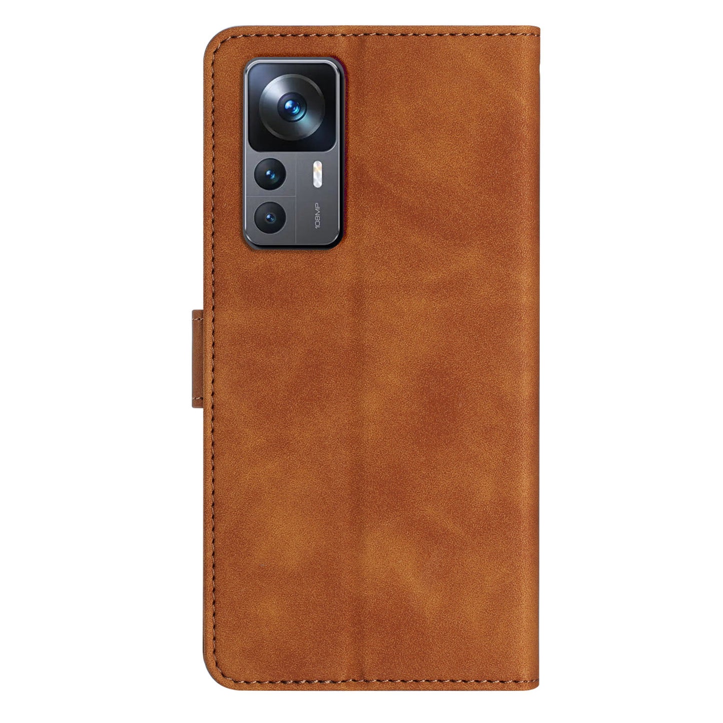 For Xiaomi 12T Pro 5G / 12T 5G / Redmi K50 Ultra Phone Cover PU Leather Imprinted Butterfly Wallet Stand Phone Case