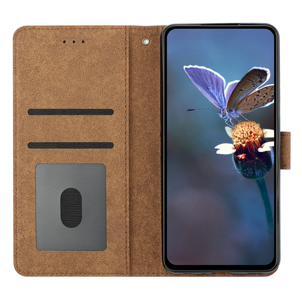 For Xiaomi 12T Pro 5G / 12T 5G / Redmi K50 Ultra Phone Cover PU Leather Imprinted Butterfly Wallet Stand Phone Case