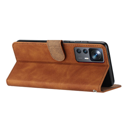 For Xiaomi 12T Pro 5G / 12T 5G / Redmi K50 Ultra Phone Cover PU Leather Imprinted Butterfly Wallet Stand Phone Case