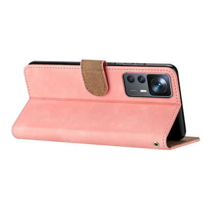 For Xiaomi 12T Pro 5G / 12T 5G / Redmi K50 Ultra Phone Cover PU Leather Imprinted Butterfly Wallet Stand Phone Case