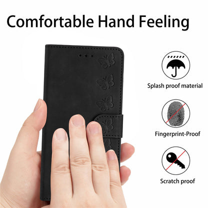 For Xiaomi 13 Pro 5G Cell Phone Case Leather Wallet Imprinted Butterfly Stand Phone Cover