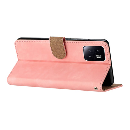 For Xiaomi 13 Pro 5G Cell Phone Case Leather Wallet Imprinted Butterfly Stand Phone Cover