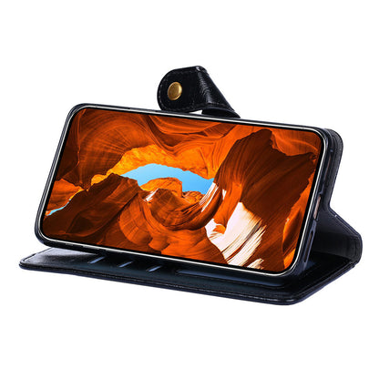 For Nokia G22 Zipper Pocket Scratch Resistant PU Leather Phone Case Wallet Stand Cover with Strap