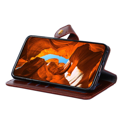 For Nokia G22 Zipper Pocket Scratch Resistant PU Leather Phone Case Wallet Stand Cover with Strap