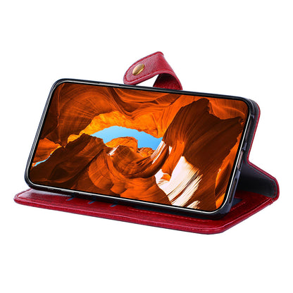 Phone Case for Oppo Find X6 Zipper Pocket Wallet Horizontal Stand PU Leather Cover with Strap