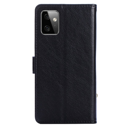 Wallet Case for Motorola Moto G Power 5G Zipper Pocket PU Leather Phone Cover Stand Shell with Strap