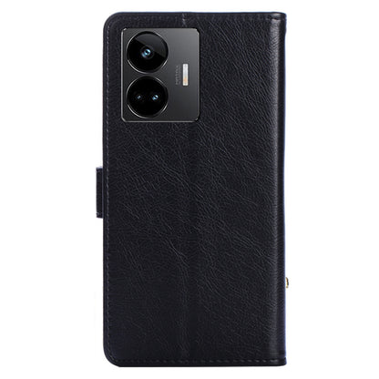 Phone Case for Realme GT Neo 5 5G / GT3 5G / Neo 5 240W 5G Zipper Pocket PU Leather Wallet Stand Cover