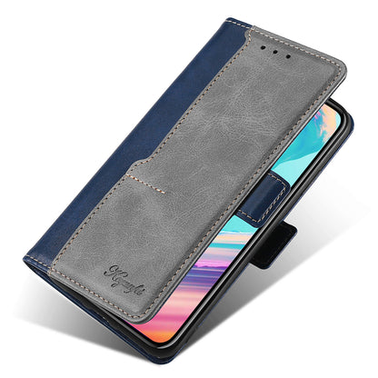 For Xiaomi Redmi Note 12 4G PU Leather Shell Contrast Color Wallet Stand Case Dual Magnetic Clasp Cover