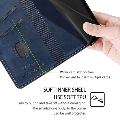 For Xiaomi Redmi Note 12 4G PU Leather Shell Contrast Color Wallet Stand Case Dual Magnetic Clasp Cover