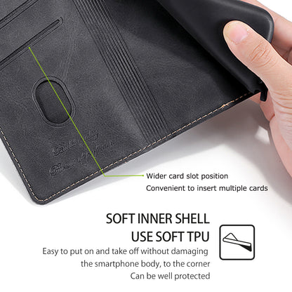For Xiaomi Redmi Note 12 4G PU Leather Shell Contrast Color Wallet Stand Case Dual Magnetic Clasp Cover