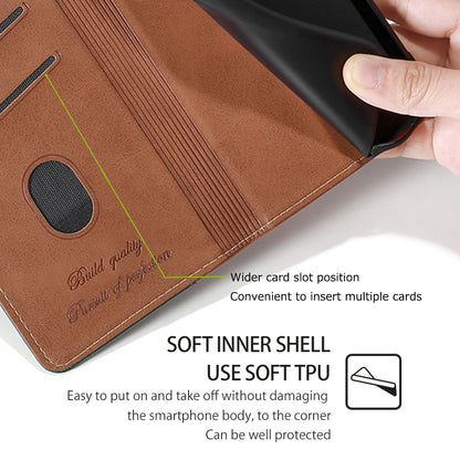 For Xiaomi Redmi Note 12 4G PU Leather Shell Contrast Color Wallet Stand Case Dual Magnetic Clasp Cover